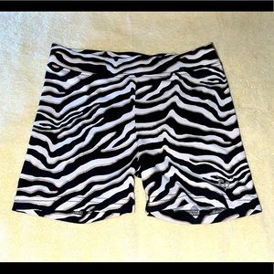 ✨3 FOR $18✨ MIX & MATCH “JUSTICE” GIRLS ZEBRA PRINT BIKE SHORTS, (SIZE 10)